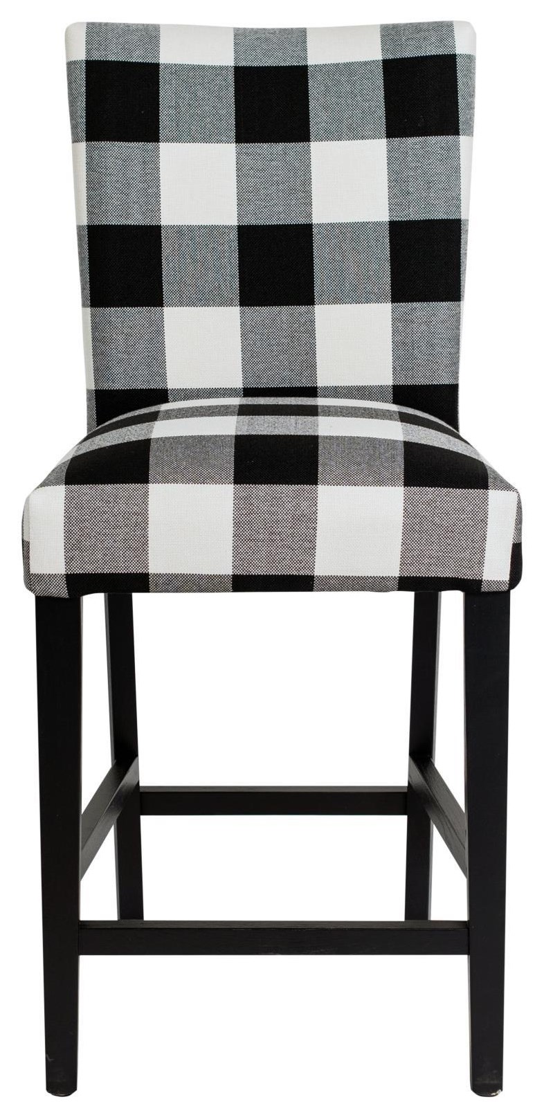 Black and white checkered online bar stools